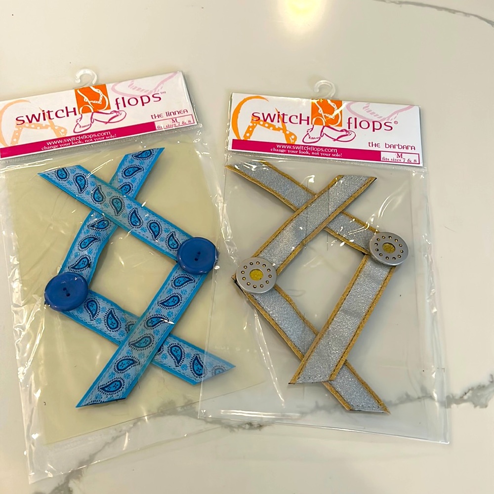 NWT Switch Flops 2 pack of replacement straps
